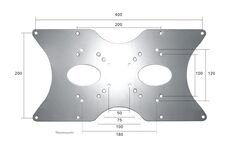 Neomounts FPMA-VESA400 Adapterplatte (silber)