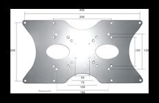 Neomounts FPMA-VESA400 Adapterplatte (silber)