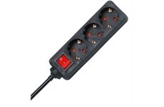 Kopp TSD 3 fach mit Schalter Schwarz