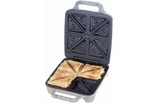 Cloer Sandwichmaker 6269 4er XXL Silber
