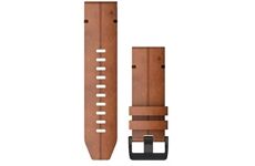 Garmin QuickFit Lederarmband (26mm) (braun/schiefergrau)