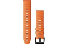 Garmin QuickFit Silikonarmband (22mm) (orange/schiefergra)