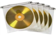Hama 51176 CD/DVD Doppel-Schutzhül Wei 50 Stü