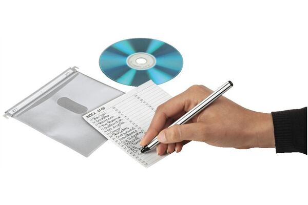 Hama 51176 CD/DVD Doppel-Schutzhül Wei 50 Stü