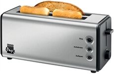 Unold 38915 Toaster Onyx Dupl Schwarz-Edelstah