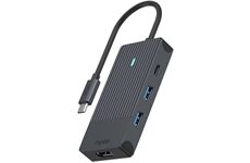 Rapoo USB-C 4-in-1 Multiport Adapter (grau)