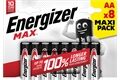 Energizer Max AA 8er Pack