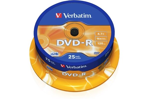 Verbatim DVD-R 4,7GB 16X 25er SP 25 Stück