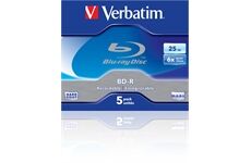 Verbatim BD-R SL 25GB 6X 5 Stück