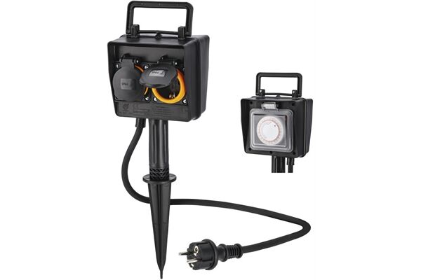 Hama Außensteckdose 2-fach