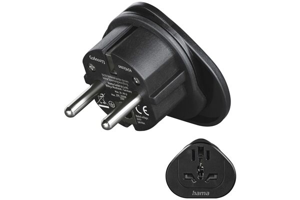Hama Reiseadapter (Welt>Europa)