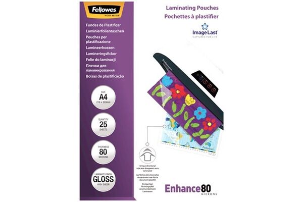 Fellowes ImageLast Laminierfolien A4 80 Mic