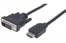 Manhattan HDMI auf DVI-Kabel - HDMI-Stecker auf DVI-D 24+1 S