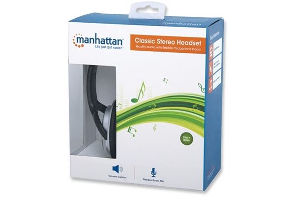 Manhattan Classic Stereoheadset - Flexibles Mikrofon