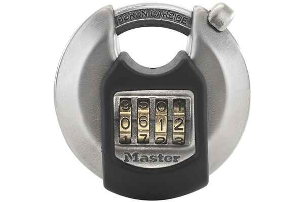 Master Lock Disk-Zahlenschloss Edelstahl
