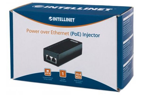INTELLINET PoE-Injektor - 1 Port - 48 V - IEEE 802