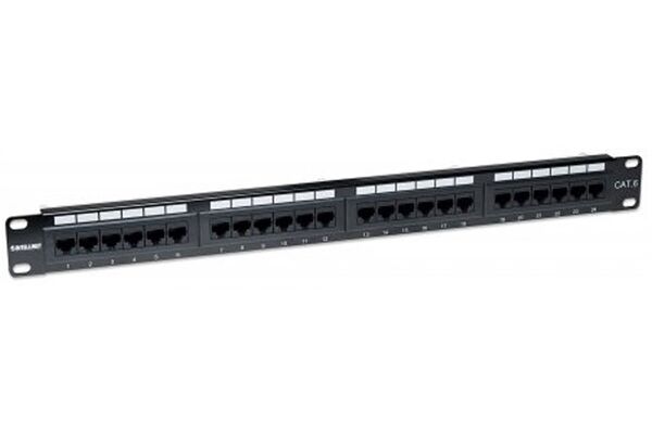 INTELLINET Patchpanel 1HE 24-Port Cat6 UTP