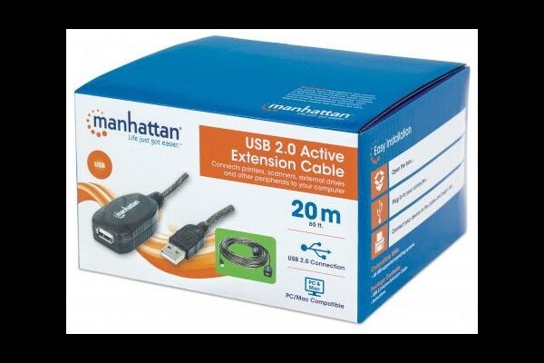 Manhattan USB-Repeater Kabel USB 2.0 (20m)