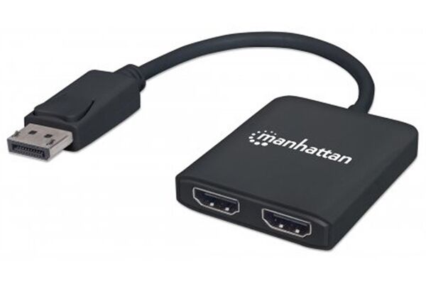 Manhattan DisplayPort auf 2-Port HDMI MST-Hub - Zu