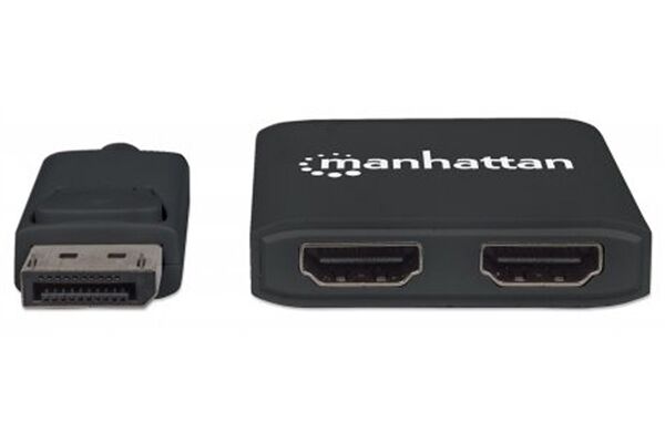 Manhattan DisplayPort auf 2-Port HDMI MST-Hub - Zu