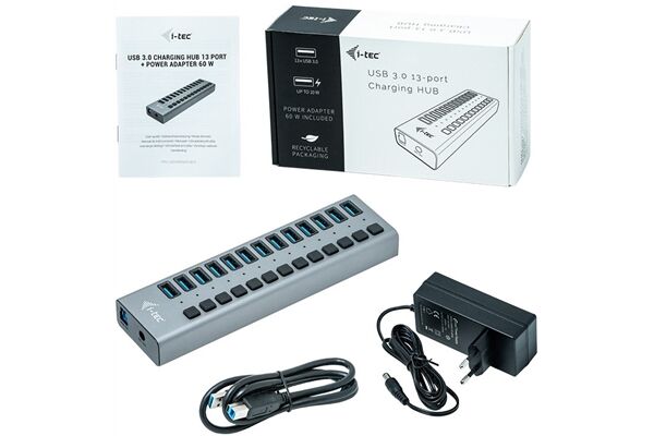 i-tec USB 3.0 Charging HUB 13 Port (60W)