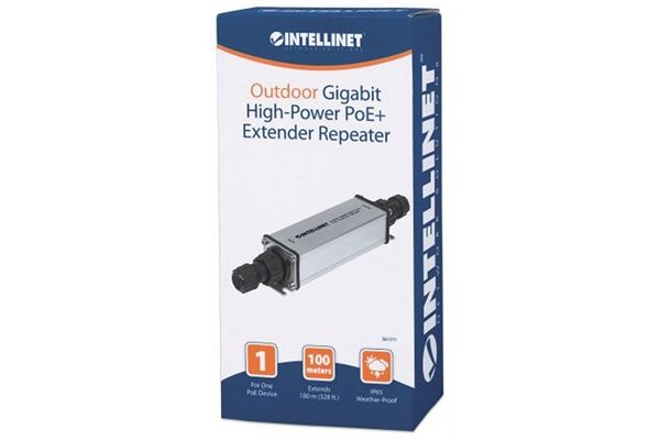 INTELLINET PoE+ Extender Outdoor Gigabit