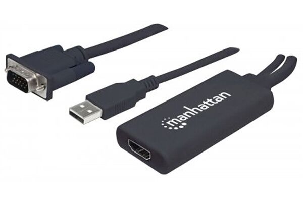 Manhattan VGA und USB auf HDMI-Konverter - Konvert