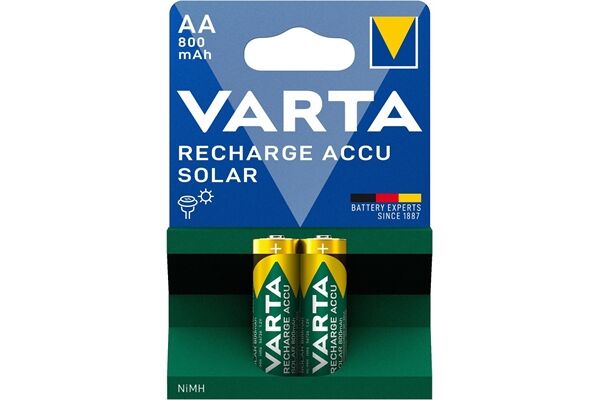 Varta Recharge ACCU Solar AA 800mAh 2er Bliste
