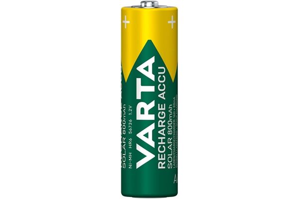 Varta Recharge ACCU Solar AA 800mAh 2er Bliste