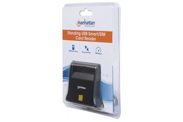 Manhattan USB 2.0 Smartcard-/SIM-Kartenlesegerät m