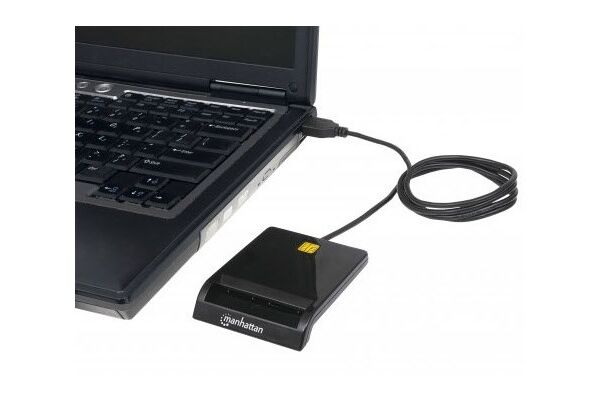 Manhattan USB 2.0 Smartcard-Lesegerät - USB-A-Stec
