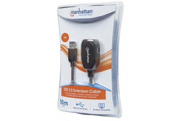 Manhattan Hi-Speed USB 2.0 Repeater Kabel - In Rei