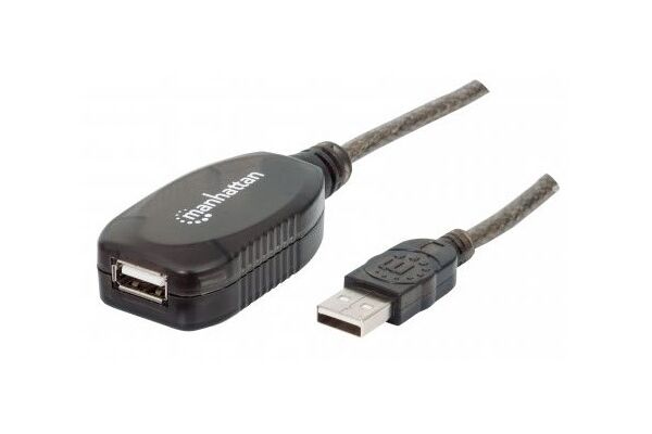 Manhattan Hi-Speed USB 2.0 Repeater Kabel - In Rei