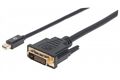 Manhattan Mini-DisplayPort 1.2a auf DVI-Kabel - Mi