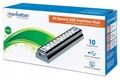 Manhattan Hi-Speed USB 2.0 Desktop Hub - 10 Ports