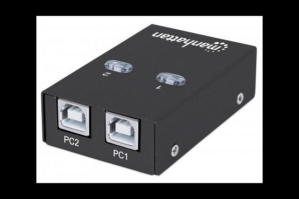 Manhattan 2-Port USB 2.0-Umschalter - 1 x USB-A-Po