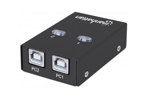 Manhattan 2-Port USB 2.0-Umschalter - 1 x USB-A-Po