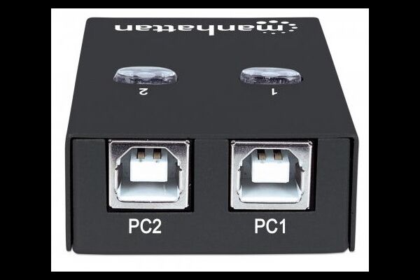 Manhattan 2-Port USB 2.0-Umschalter - 1 x USB-A-Po