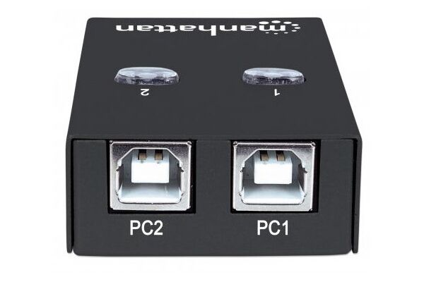 Manhattan 2-Port USB 2.0-Umschalter - 1 x USB-A-Po