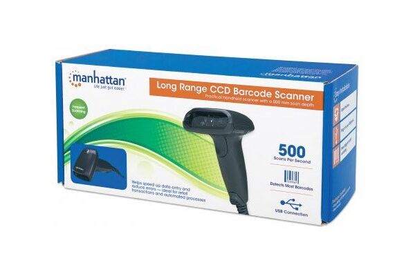 Manhattan CCD Long Range Barcodescanner - 500 mm