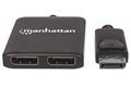Manhattan DisplayPort auf 2-Port DisplayPort MST-H