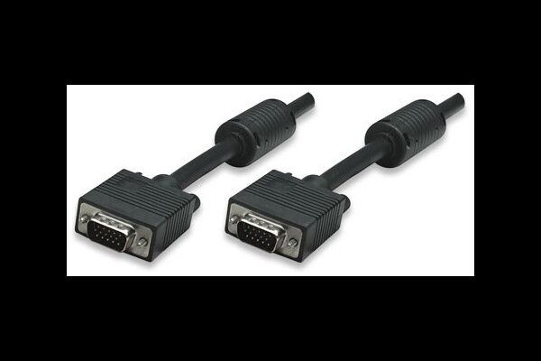 Manhattan SVGA Monitorkabel mit Ferritkernen - HD1