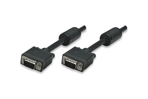 Manhattan SVGA Monitorkabel mit Ferritkernen - HD1