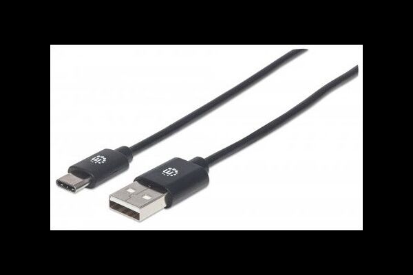 Manhattan USB 2.0 Typ C-Kabel - Typ C-Stecker auf
