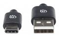 Manhattan USB 2.0 Typ C-Kabel - Typ C-Stecker auf