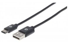 Manhattan USB 2.0 Typ C-Kabel - Typ C-Stecker auf
