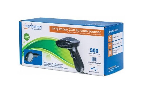 Manhattan CCD Long Range Barcodescanner - 500 mm S