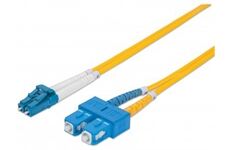 INTELLINET LWL LC > SC OS2 Anschlusskabel (2 m (gelb)