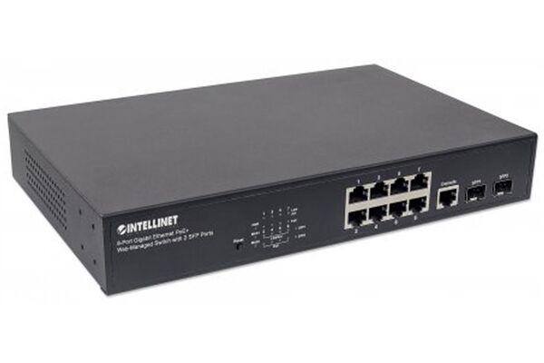INTELLINET PoE+ 8-Port