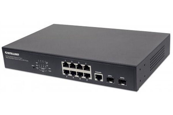 INTELLINET PoE+ 8-Port